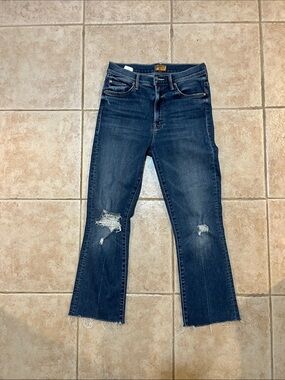 Mother - The Insider Jeans raw hem